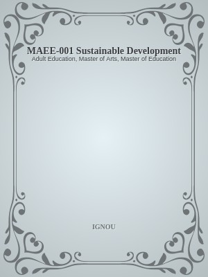 MAEE-001 Sustainable Development